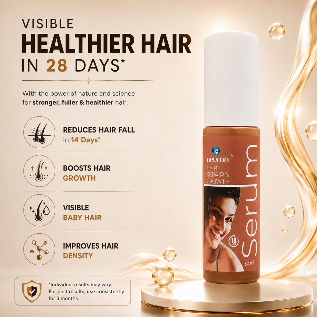Neuron Hair Repair & Growth Serum 50ml | Keratin & Argan Oil |