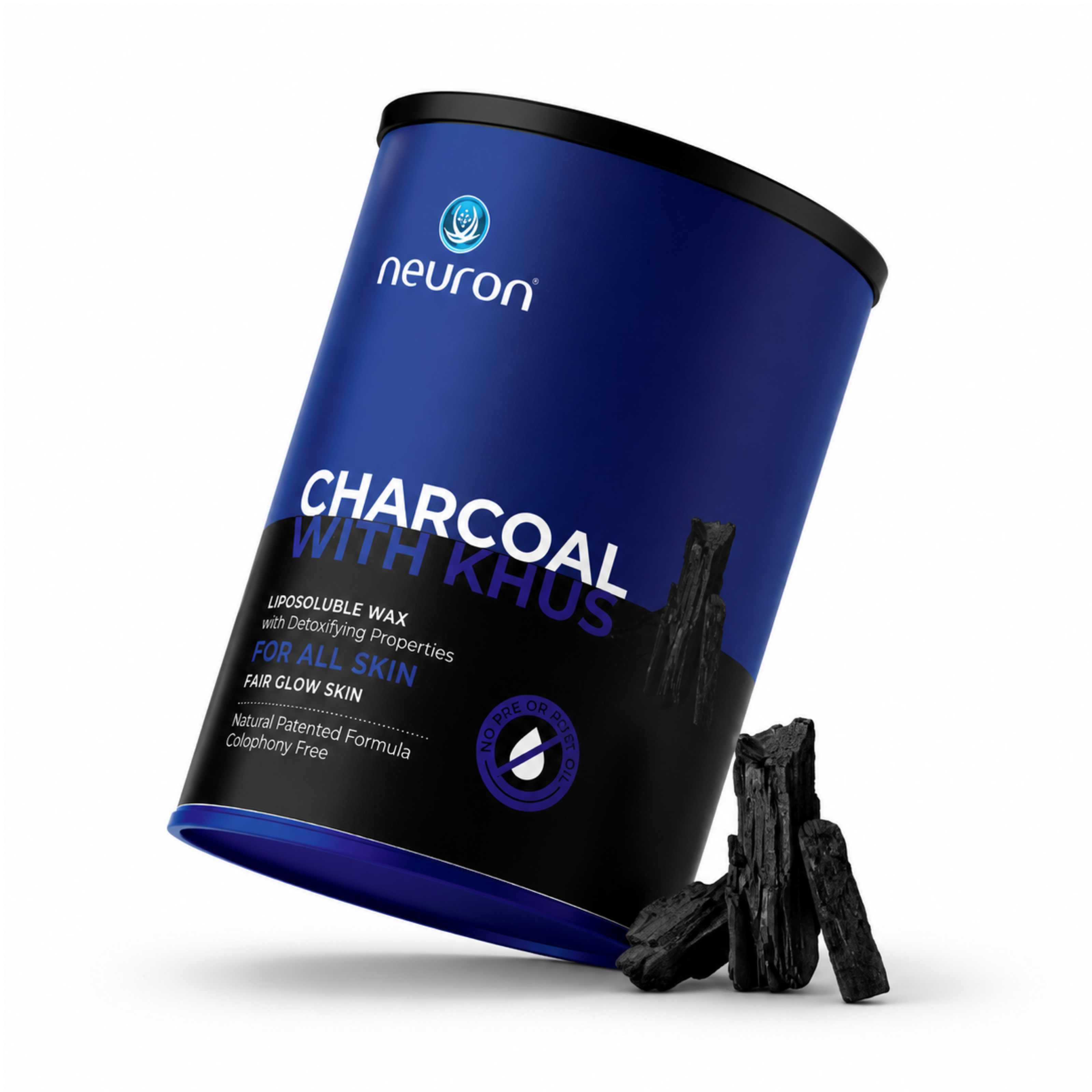 Charcoal With Khus Wax