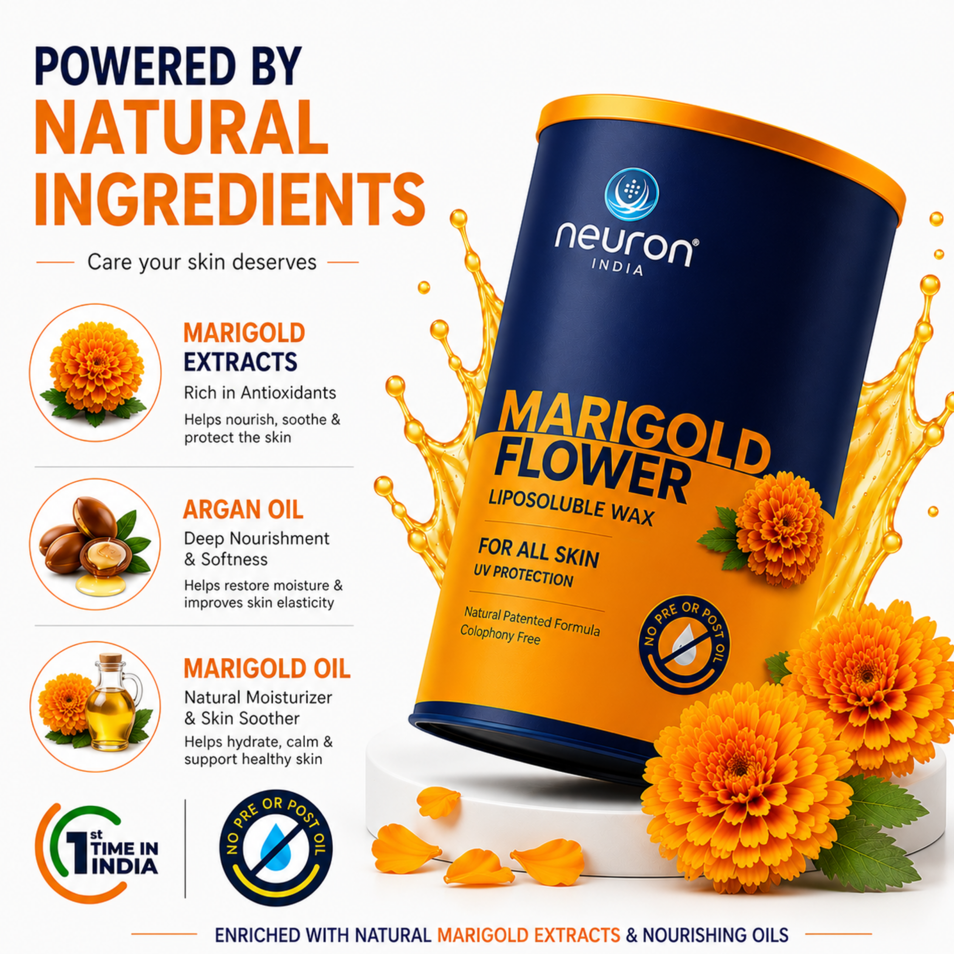 Marigold Flower Wax