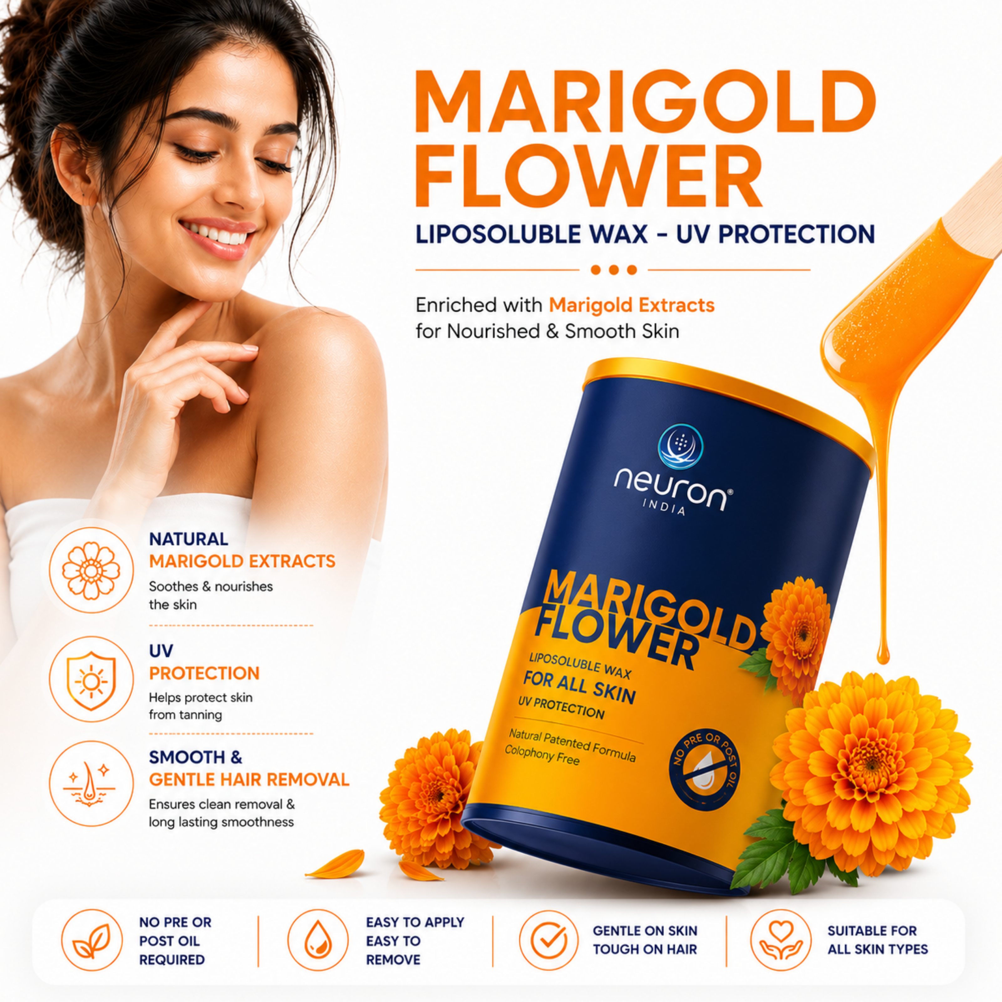 Marigold Flower Wax