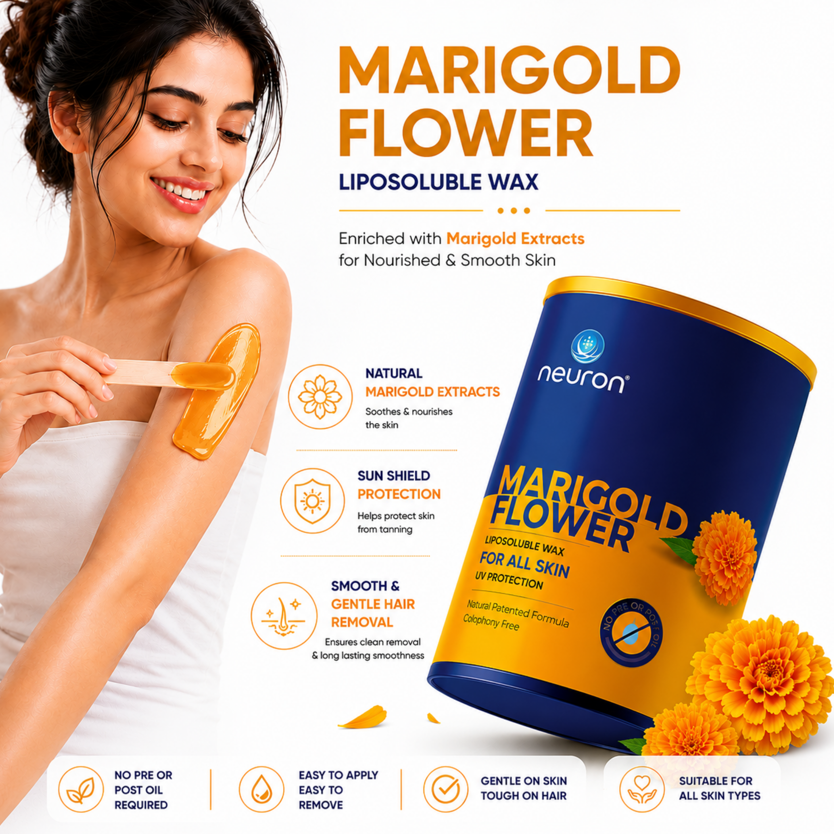 Marigold Flower Wax