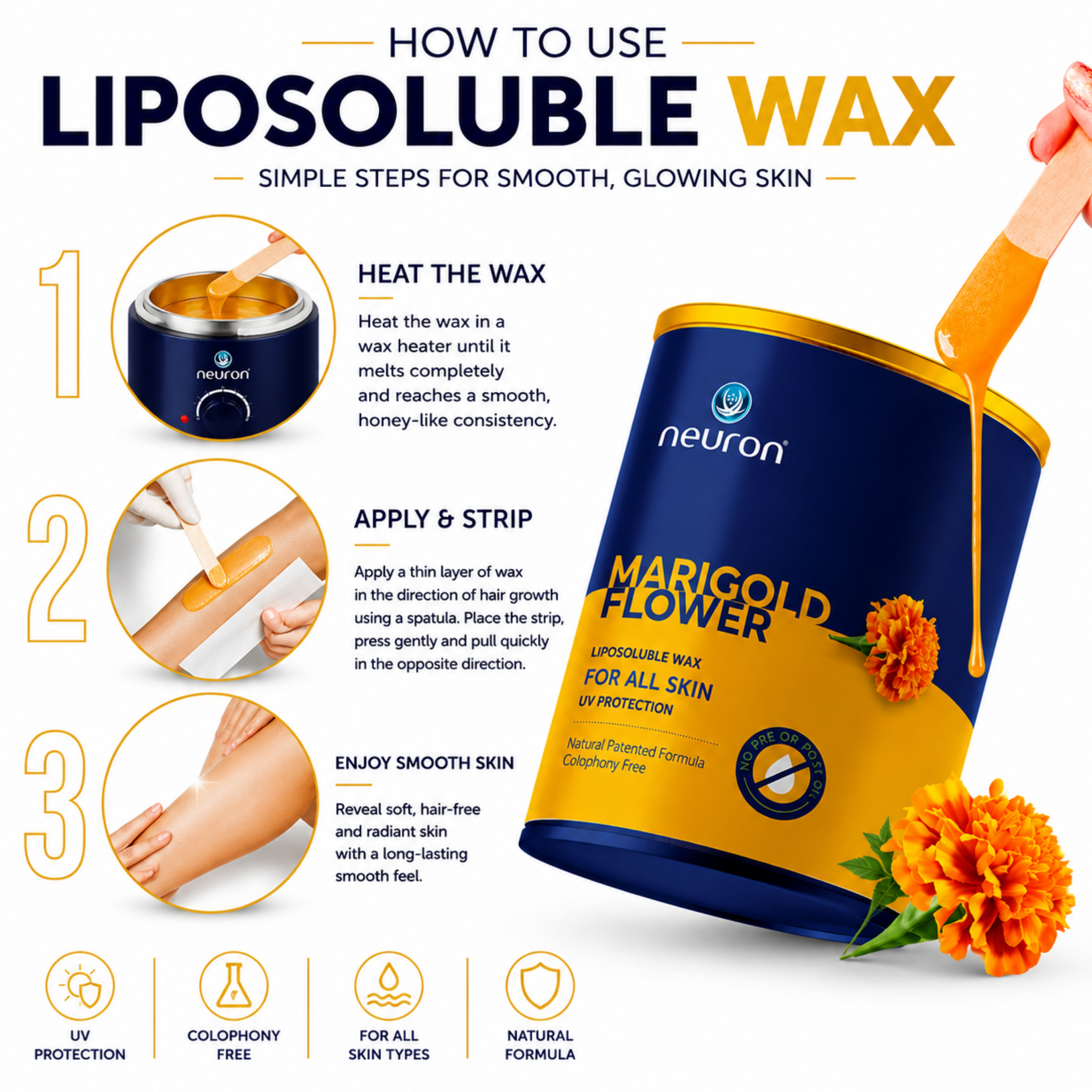 Marigold Flower Wax