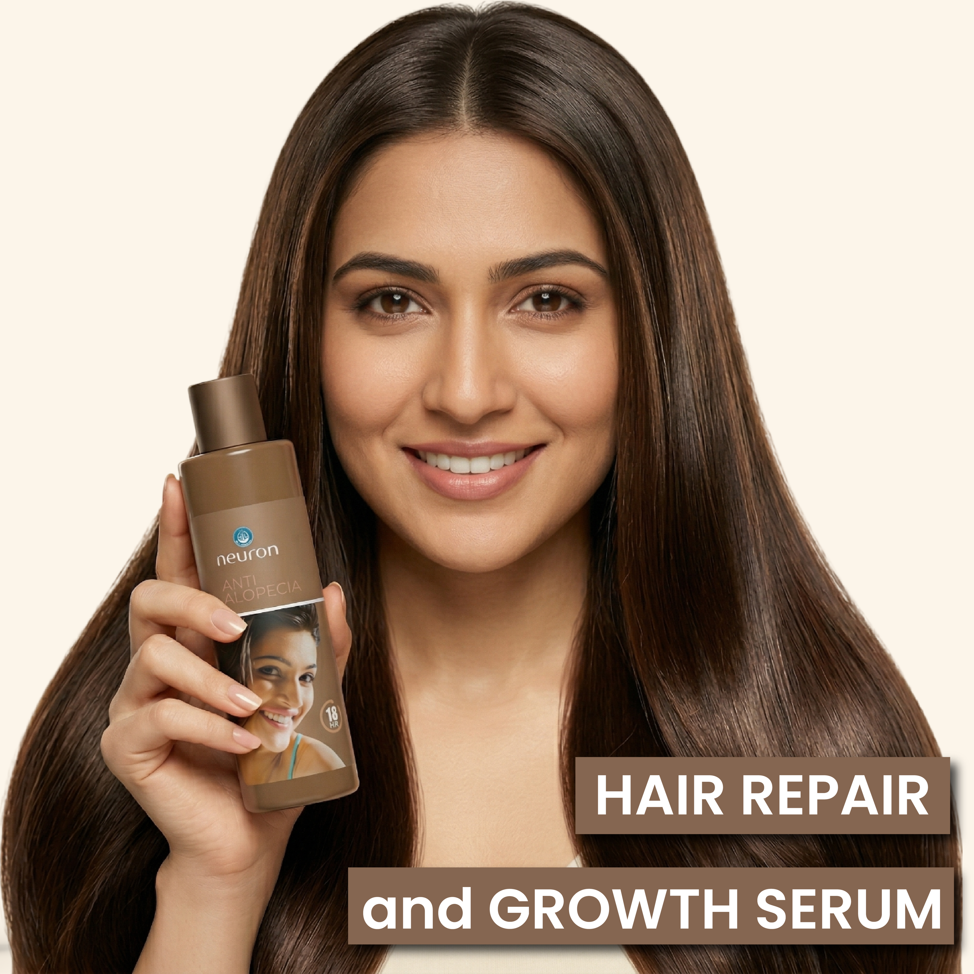 Neuron Hair Repair & Growth Serum 50ml | Keratin & Argan Oil |