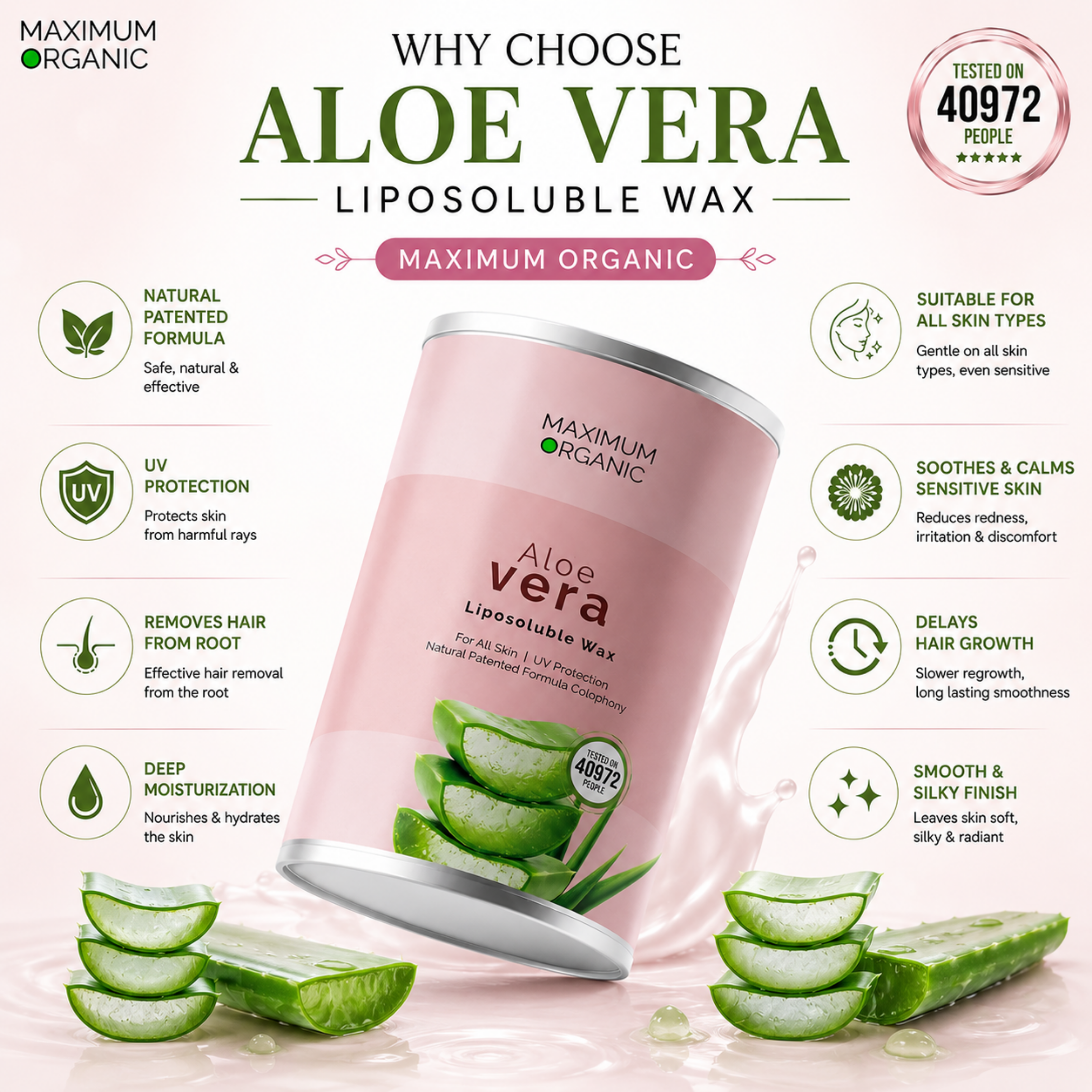 Maximum Organic Aloe Vera Liposoluble Wax