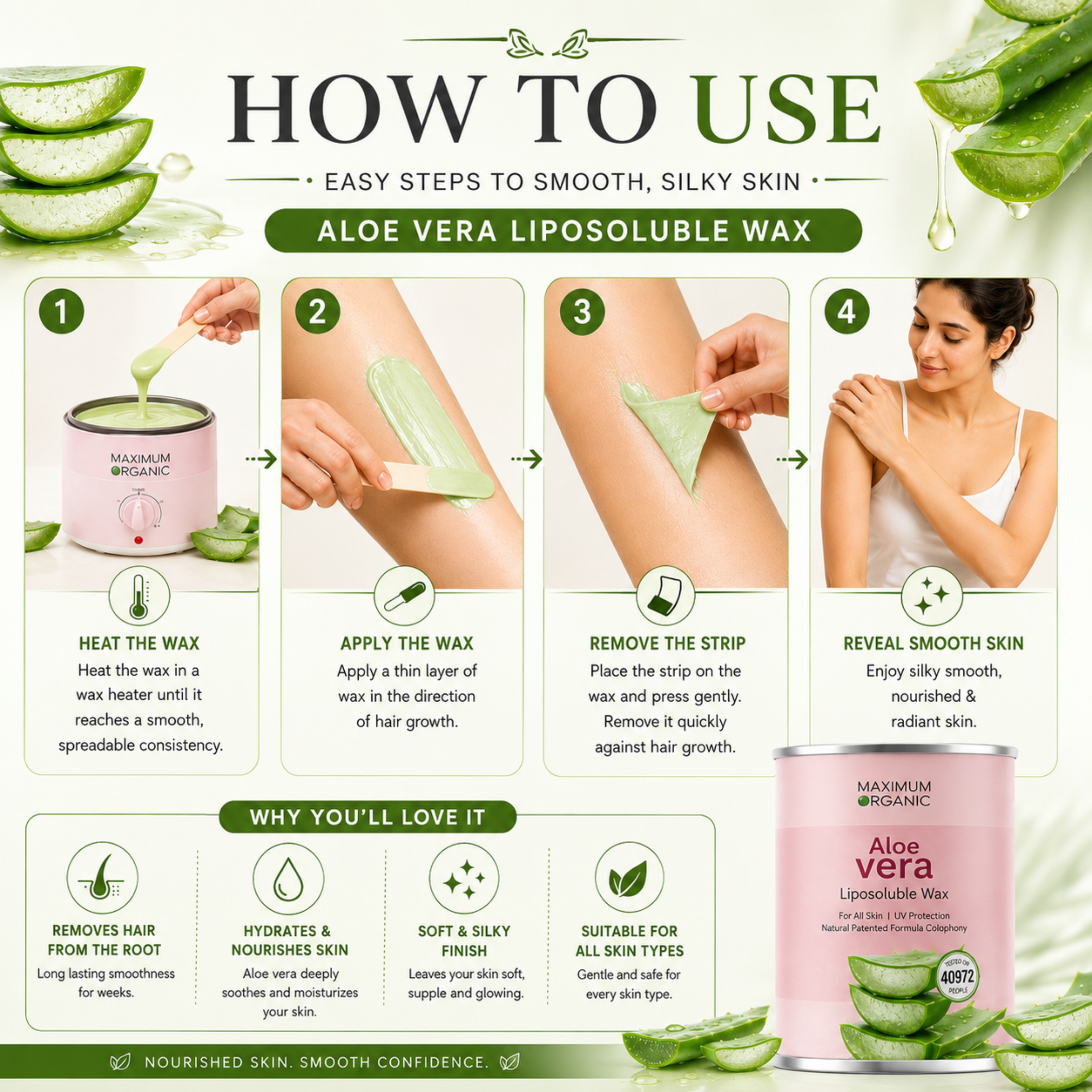 Maximum Organic Aloe Vera Liposoluble Wax