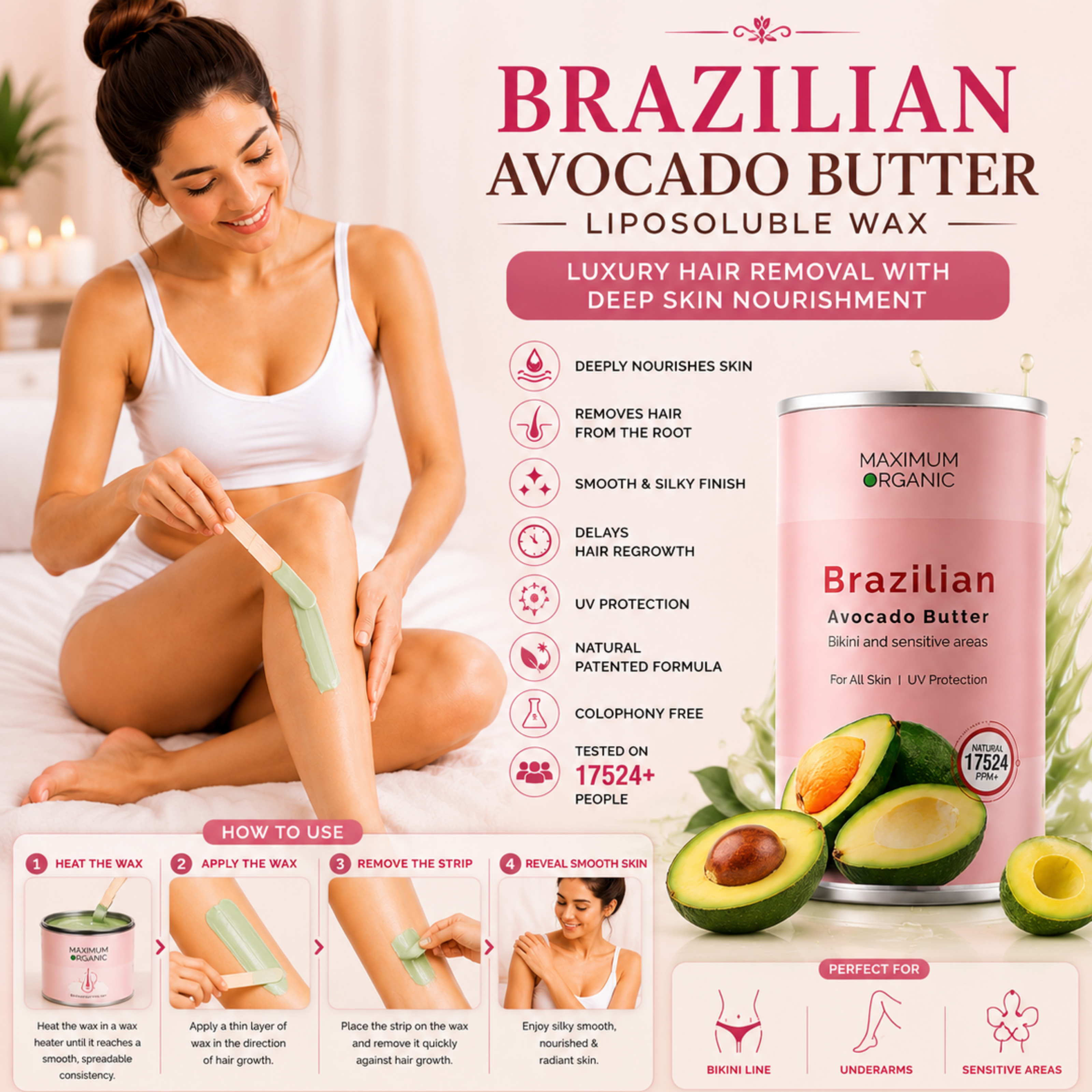 Maximum Organic Brazilian Avocado Butter Wax