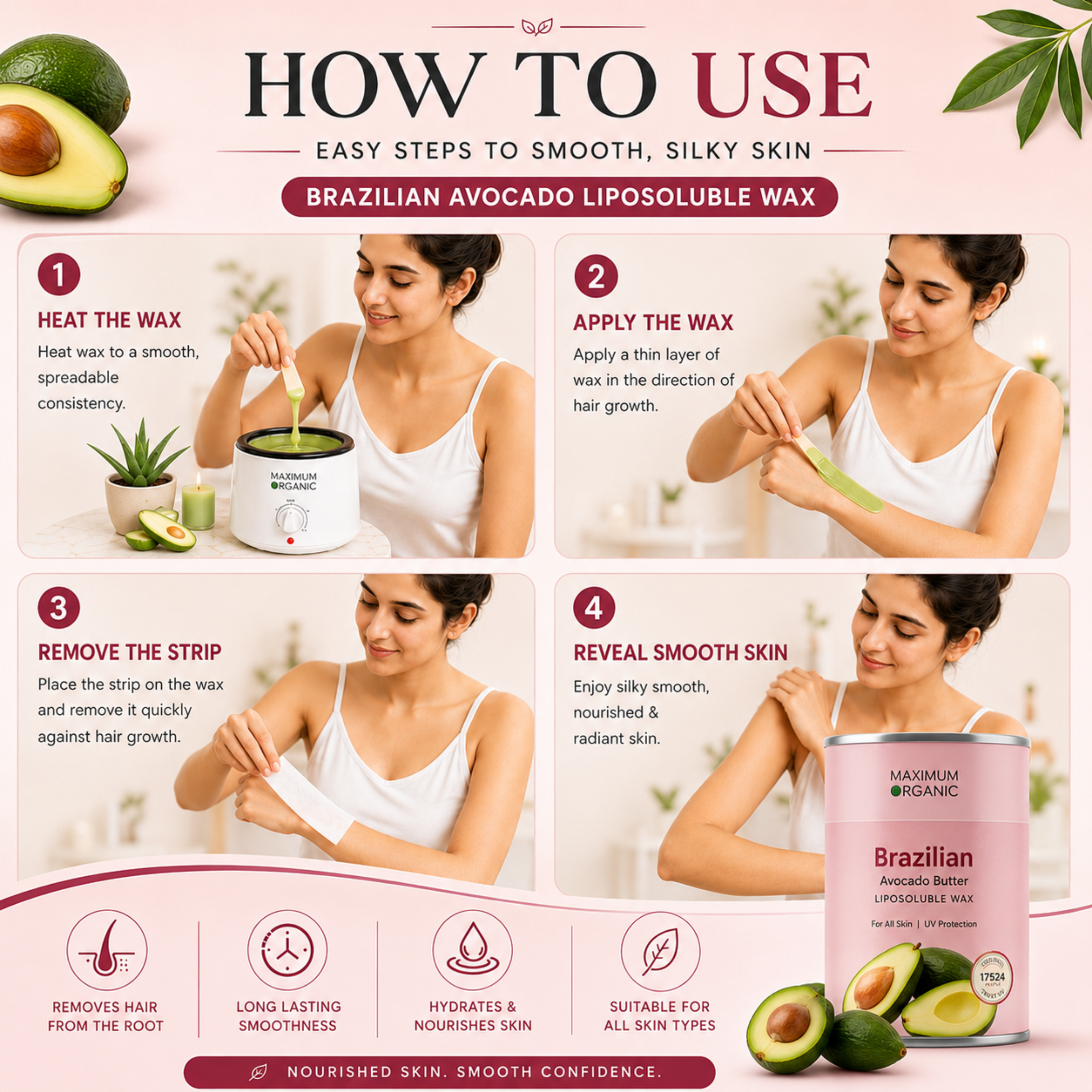 Maximum Organic Brazilian Avocado Butter Wax