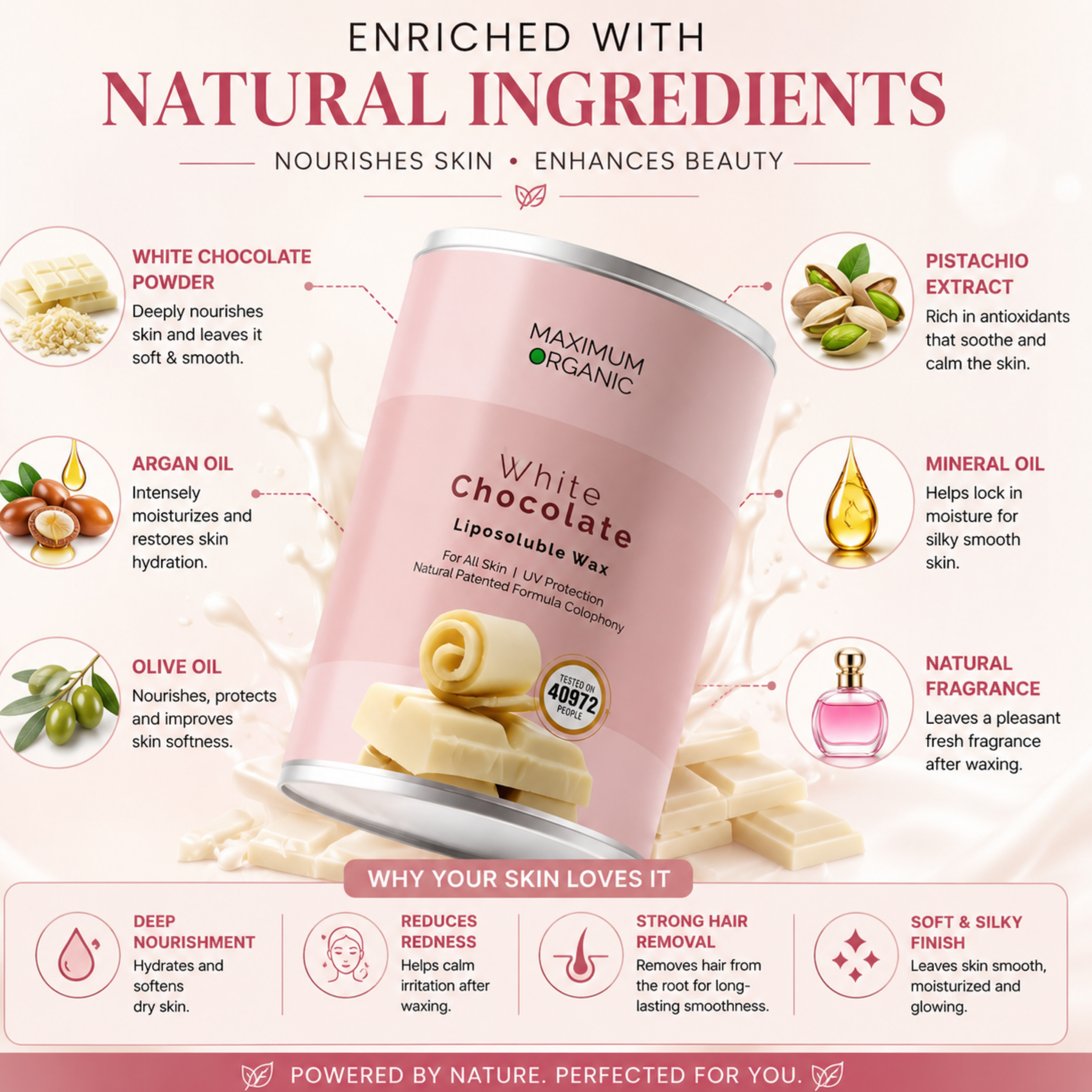 Maximum Organic White Chocolate Liposoluble Wax