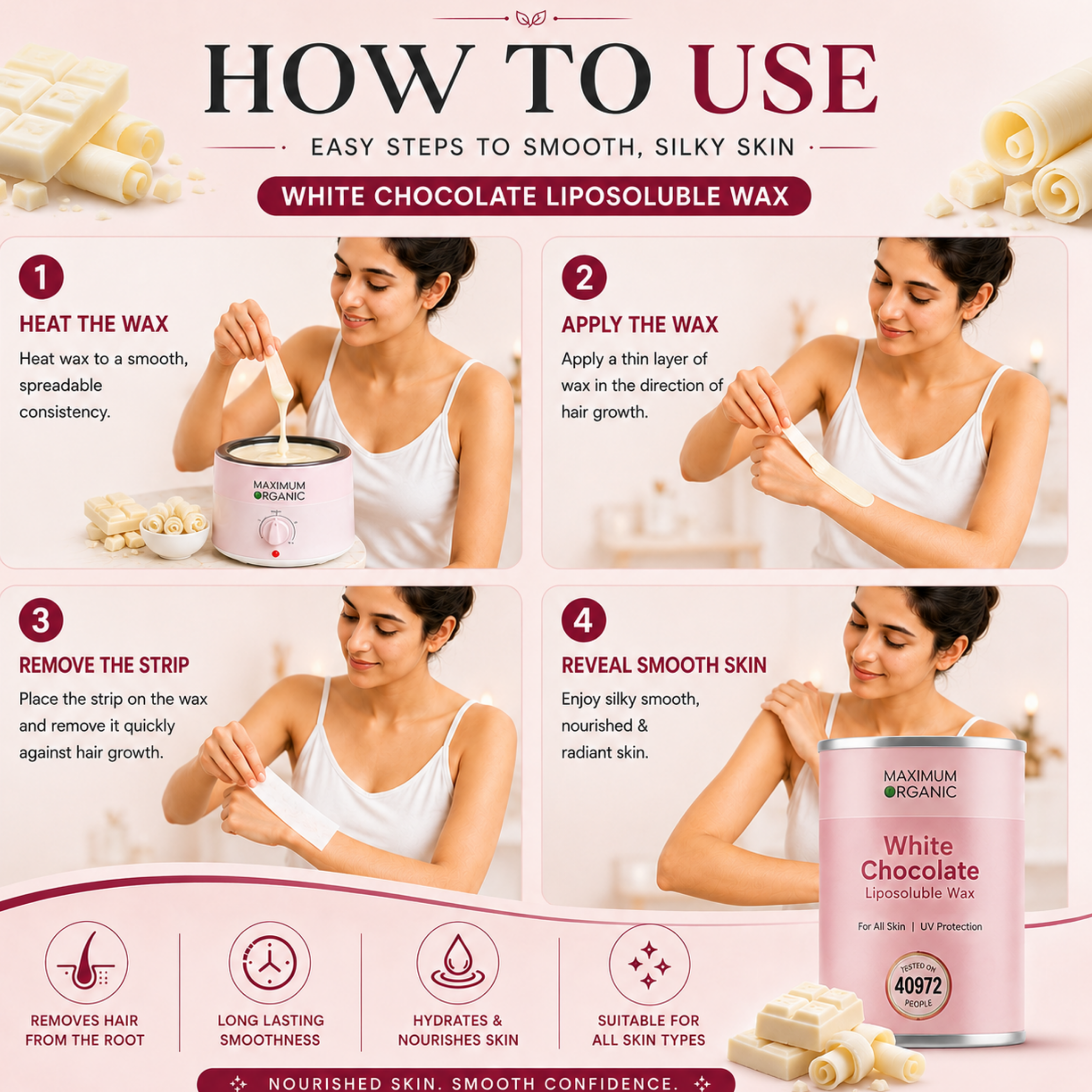 Maximum Organic White Chocolate Liposoluble Wax