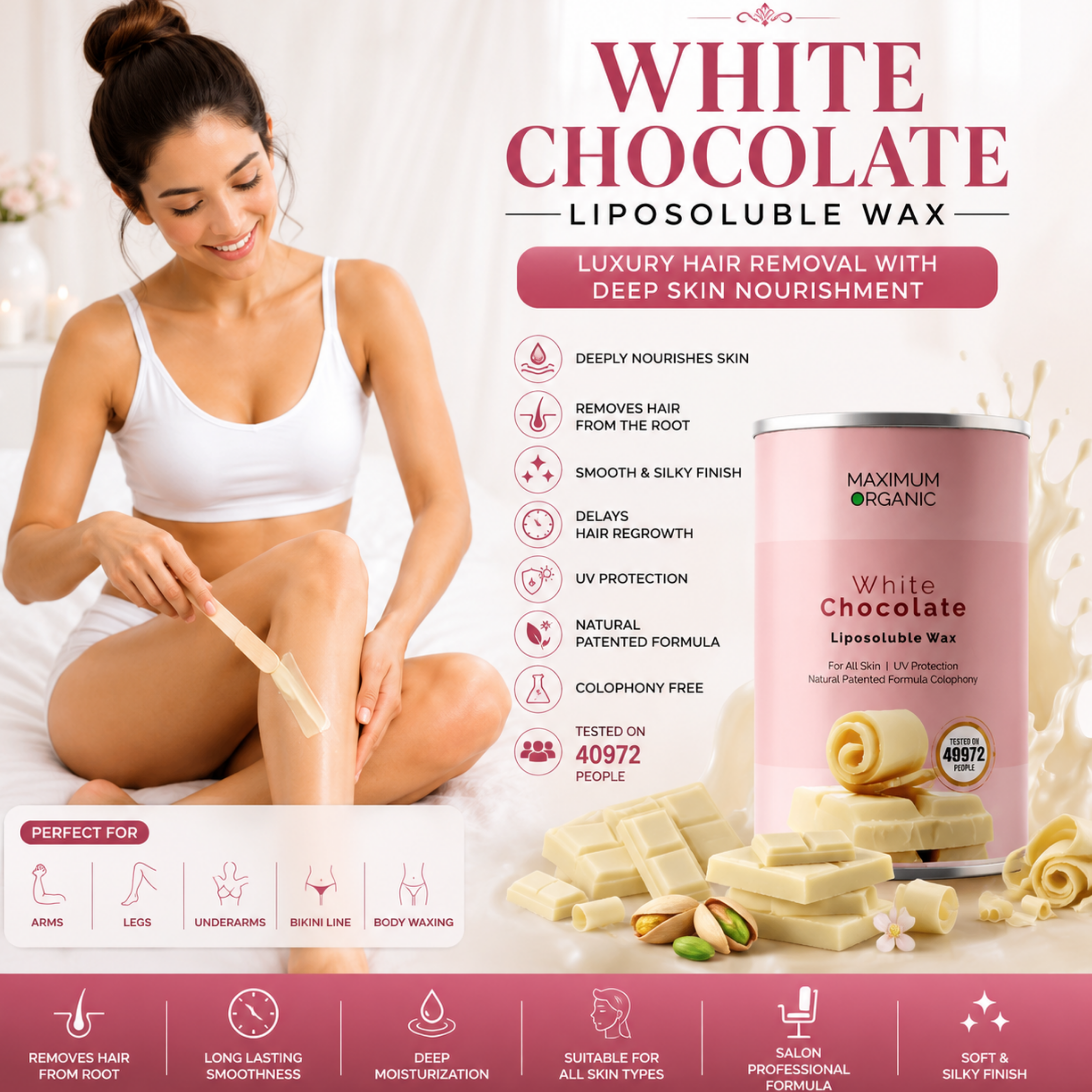 Maximum Organic White Chocolate Liposoluble Wax